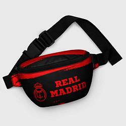 Поясная сумка Real Madrid - red gradient по-горизонтали, цвет: 3D-принт — фото 2
