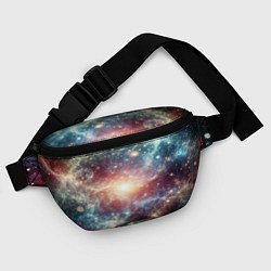 Поясная сумка Космическая туманность, цвет: 3D-принт — фото 2