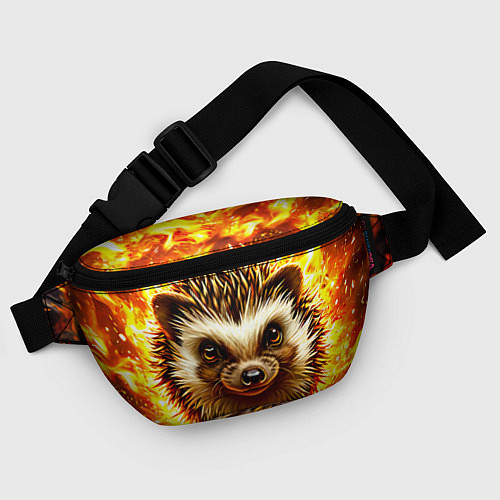 Поясная сумка Еж в огне / 3D-принт – фото 4