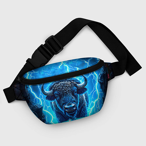 Поясная сумка Буйвол в разряде молнии / 3D-принт – фото 4