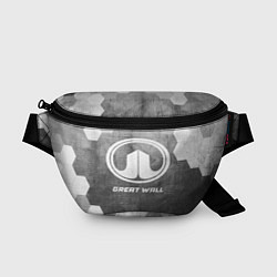 Поясная сумка Great Wall - grey gradient, цвет: 3D-принт