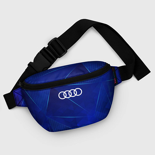 Поясная сумка Audi blue poly / 3D-принт – фото 4