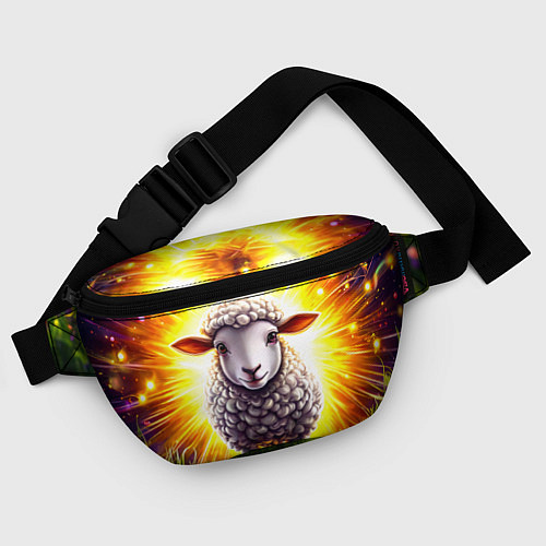 Поясная сумка Овечка в ярких лучах / 3D-принт – фото 4