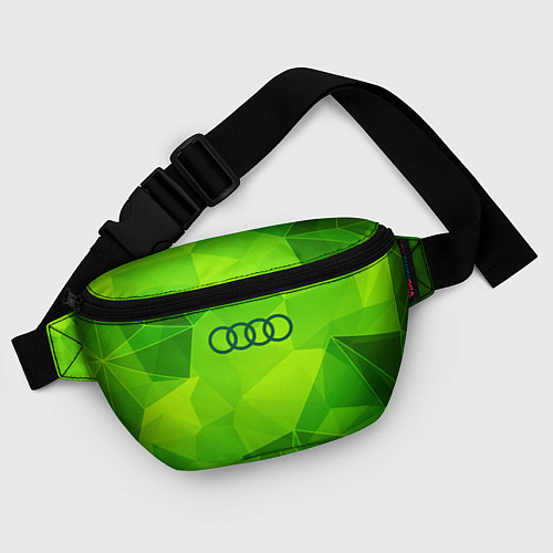 Поясная сумка Audi green poly / 3D-принт – фото 4