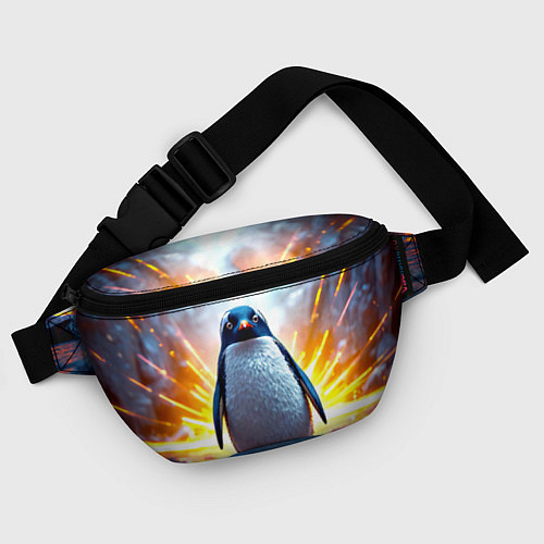 Поясная сумка Эпичный пингвин / 3D-принт – фото 4