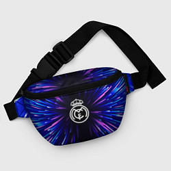 Поясная сумка Real Madrid neon energy, цвет: 3D-принт — фото 2