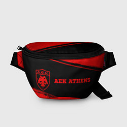 Поясная сумка AEK Athens - red gradient по-горизонтали, цвет: 3D-принт