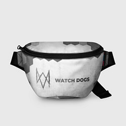 Поясная сумка Watch Dogs - white gradient по-горизонтали, цвет: 3D-принт