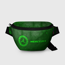 Поясная сумка Mercedes - green gradient по-горизонтали