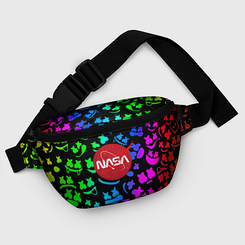 Поясная сумка Marshmello x NASA gradient / 3D-принт – фото 4