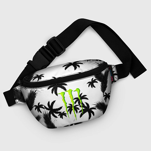 Поясная сумка Monster energy пальмы / 3D-принт – фото 4