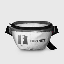 Поясная сумка Fortnite - white gradient по-горизонтали