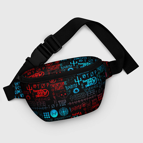 Поясная сумка Twenty one pilots rock pattern / 3D-принт – фото 4