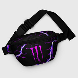 Поясная сумка Monster energy neon storm, цвет: 3D-принт — фото 2