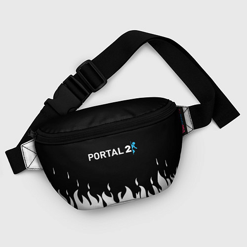 Поясная сумка Portal белый огонь / 3D-принт – фото 4