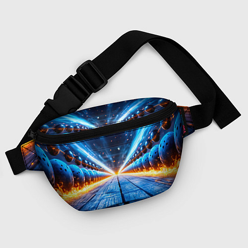 Поясная сумка Шары в огне / 3D-принт – фото 4