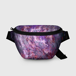 Поясная сумка Абстракция - purple space stone