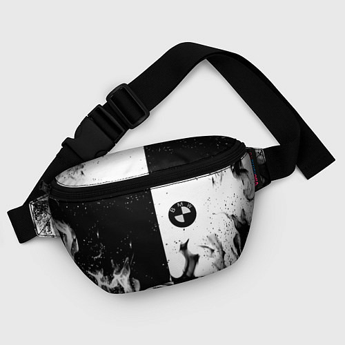 Поясная сумка BMW black fire / 3D-принт – фото 4