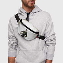 Поясная сумка Регбист с двумя мячами, цвет: 3D-принт — фото 2