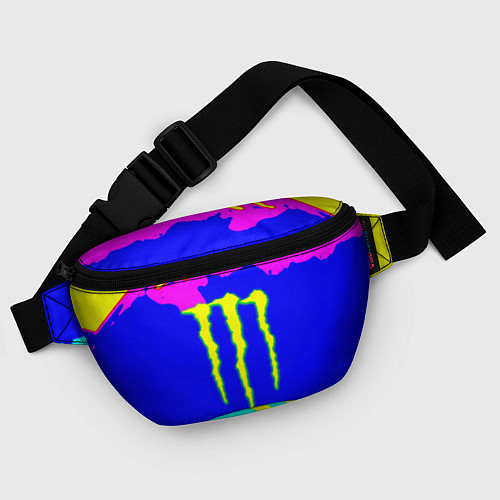Поясная сумка Monster energy краски цветные / 3D-принт – фото 4