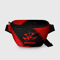Поясная сумка Hitman - red gradient