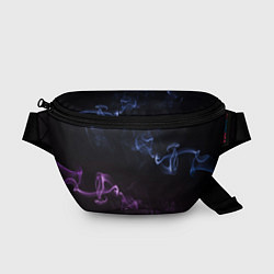 Поясная сумка Color black blue pink, цвет: 3D-принт