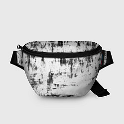 Поясная сумка Color black and white, цвет: 3D-принт
