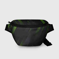 Поясная сумка Color black green