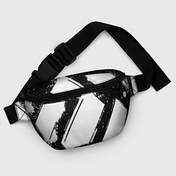Поясная сумка Color black white, цвет: 3D-принт — фото 2