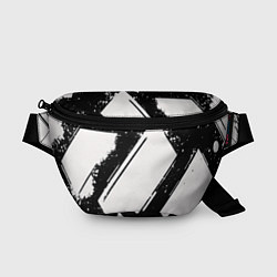 Поясная сумка Color black white, цвет: 3D-принт