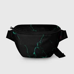 Поясная сумка Color black turquoise, цвет: 3D-принт