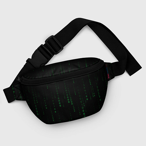Поясная сумка Color black green / 3D-принт – фото 4