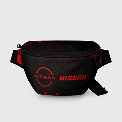 Поясная сумка Nissan - red gradient по-горизонтали