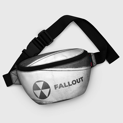 Поясная сумка Fallout - white gradient по-горизонтали / 3D-принт – фото 4