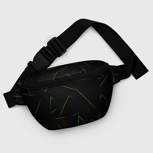 Поясная сумка Color green line / 3D-принт – фото 4