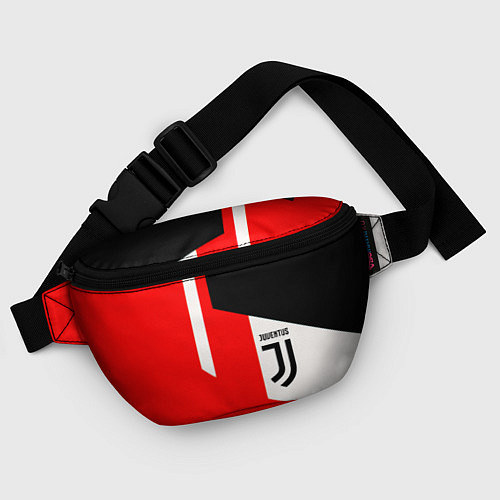 Поясная сумка Juventus sport geometry / 3D-принт – фото 4