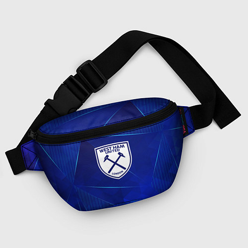 Поясная сумка West Ham blue poly / 3D-принт – фото 4