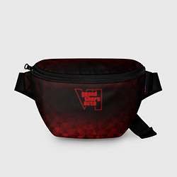 Поясная сумка GTA6 red poly, цвет: 3D-принт