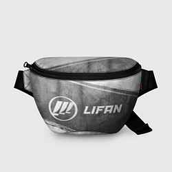 Поясная сумка Lifan - grey gradient по-горизонтали, цвет: 3D-принт