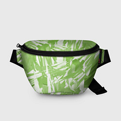 Поясная сумка Color white green
