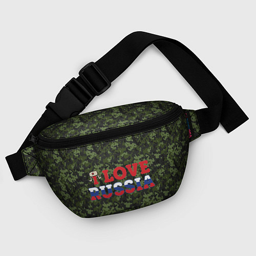 Поясная сумка I love Rassiа / 3D-принт – фото 4