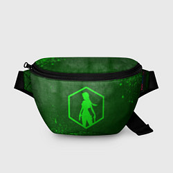 Поясная сумка Tomb Raider - green gradient