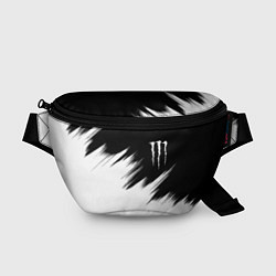 Поясная сумка Monster energy белые штрихи