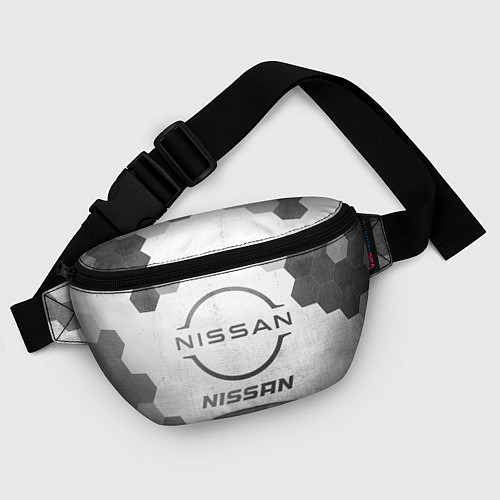 Поясная сумка Nissan - white gradient / 3D-принт – фото 4