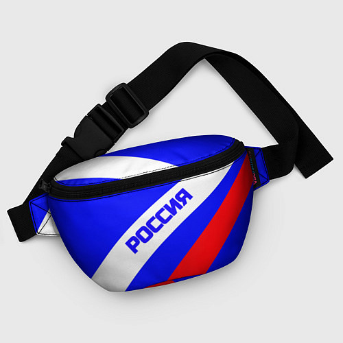 Поясная сумка Россия на синем фоне и триколор / 3D-принт – фото 4
