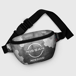 Поясная сумка Nissan - grey gradient, цвет: 3D-принт — фото 2