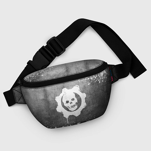 Поясная сумка Gears of War - grey gradient / 3D-принт – фото 4