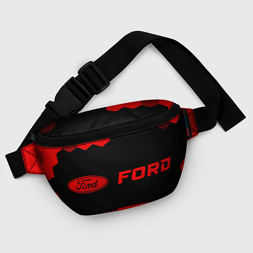 Поясная сумка Ford - red gradient по-горизонтали / 3D-принт – фото 4