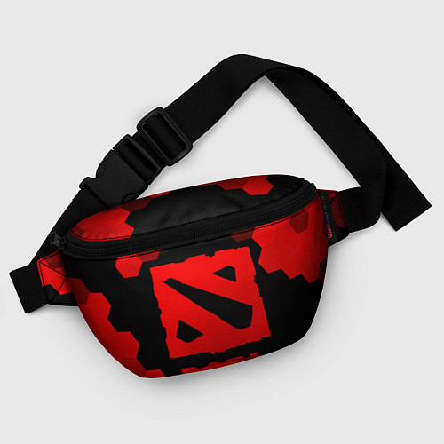 Поясная сумка Dota - red gradient / 3D-принт – фото 4