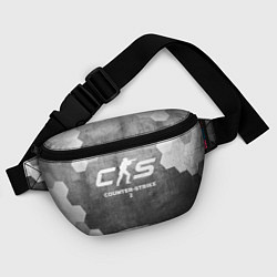 Поясная сумка Counter-Strike 2 - grey gradient, цвет: 3D-принт — фото 2